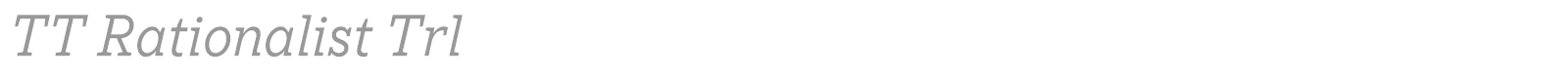 TT Rationalist font preview